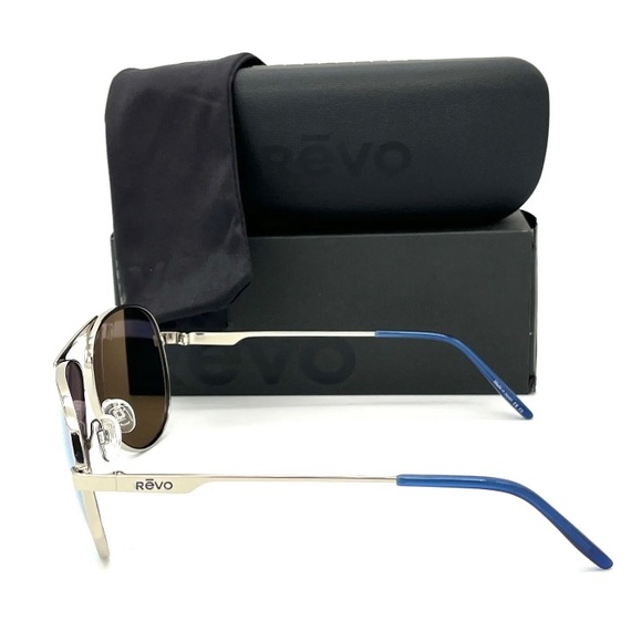 REVO METRO JEEP RE1163 03 Chrome /Blue Water 60mm Polarized Sunglasses - Picture 3 of 4